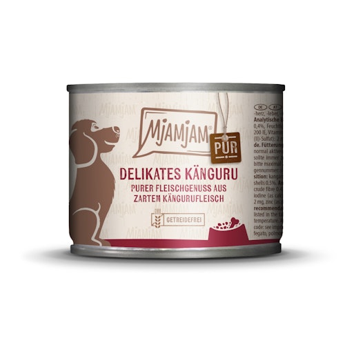 MJAMJAM Purer Fleischgenuss 200g Dose Hundenassfutter