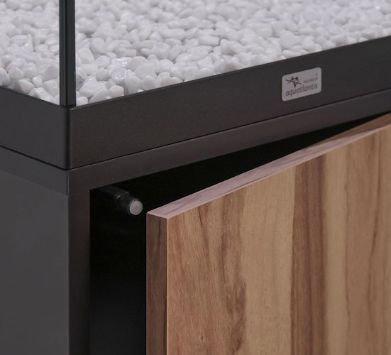 Aquatlantis Aqua Tower 163 Aquarium-Set schwarz - nussbaum