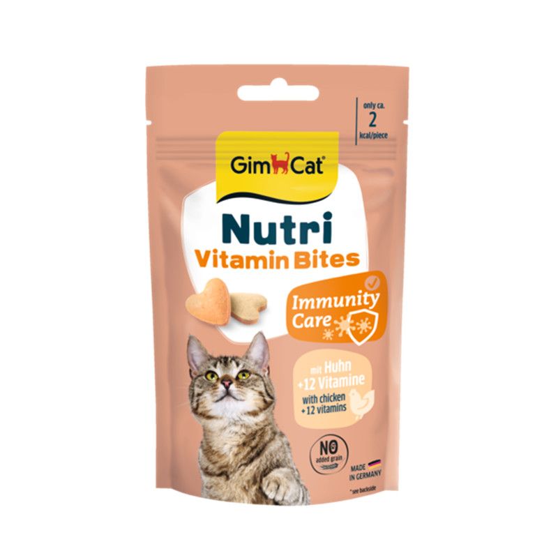 GimCat Nutri Vitamin Bites 40g Katzensnack