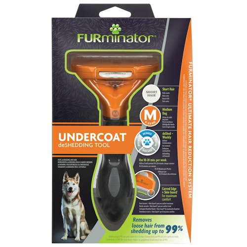 Furminator deShedding Tool Dog Kurzhaar Pflegewerkzeug für Hunde
