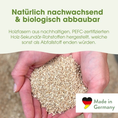 Biokats Organic Care Wood Fibres 11,4kg Premiumkatzenstreu