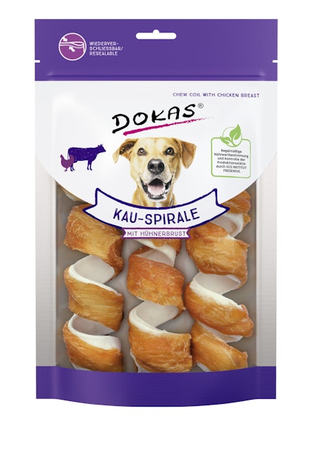 DOKAS Kau-Spirale 110 Gramm HundesnacksVorschaubild