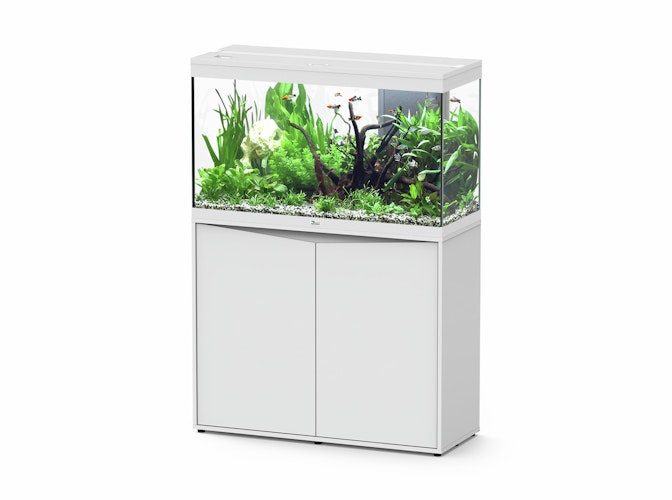 Aquatlantis Splendid 200 Weiß Kombi100x40cm Aquarium mit Unterschrank