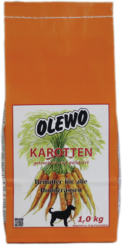 OLEWO Karottenpellets Hundezusatzfutter