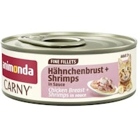 animonda Fine Filets  Hühnchenbrust+Shrimps in Sauce 60g Katzennassfutter