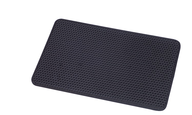 NOBBY Sieb-Vorleger Katzentoilette schwarz eckig 39 x 60 cm