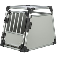 TRIXIE Transportbox Aluminium silber/hellgrau Transportbox
