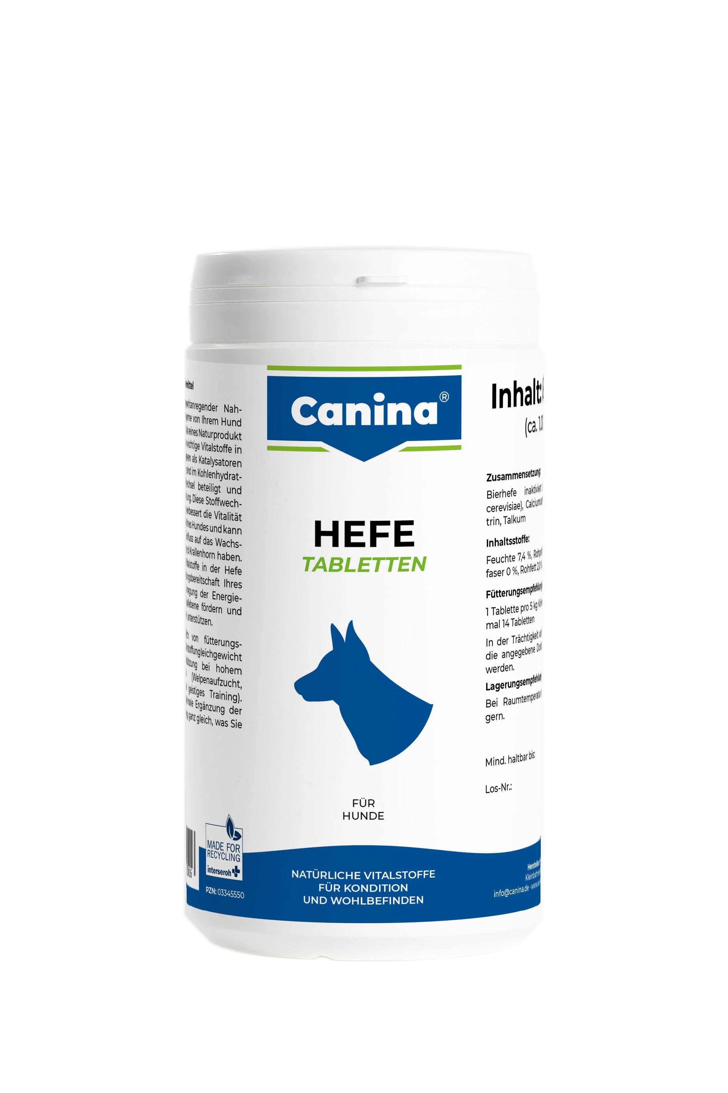 Canina Hefe Tabetten 800g 