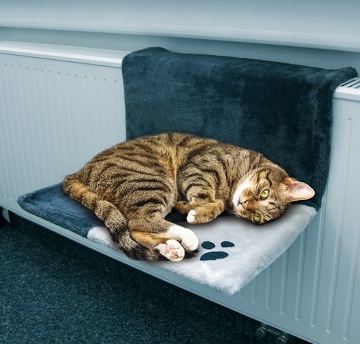 NOBBY Katzenliege "CAT RELAX" anthrazit; 45 x 31 x 24 cm