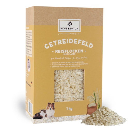 Paws&Patch 1kg Reisflocken