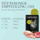 Vorschaubild Cat's Love Adult Mix 85g Beutel Katzennassfutter