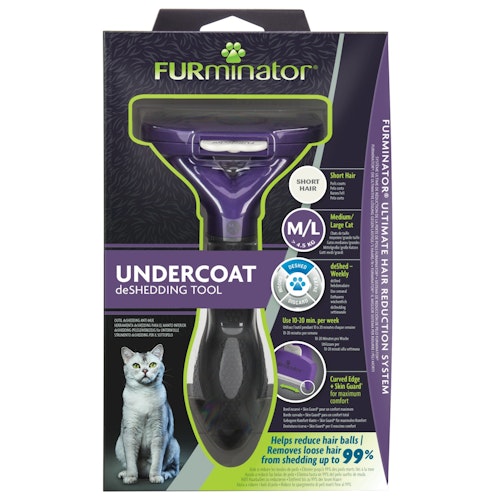 Furminator deShedding Tool Cat Kurzhaar Pflegewerkzeug für Katzen