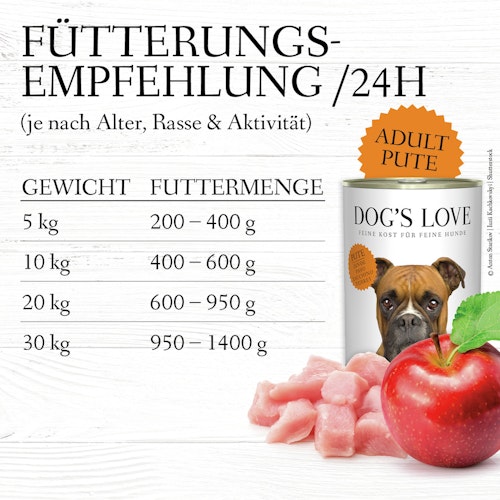 Dog's Love Classic 200g Dose Hundenassfutter