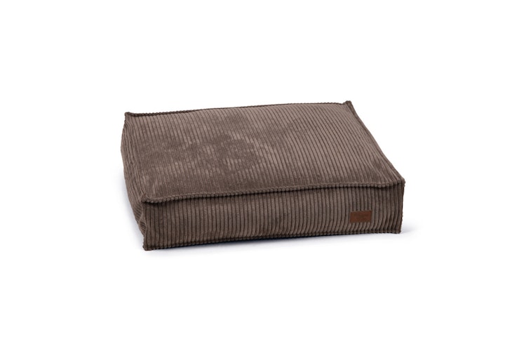 Designed by Lotte Liegekissen Ribbed braun Hundeschlafplatz