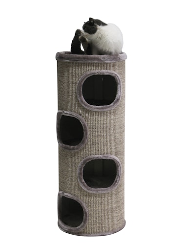 NOBBY Kratztonne "REGA III" cappuccino Ø 38 x 98 cm