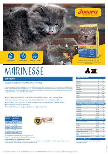 Josera Adult Marinesse Katzentrockenfutter