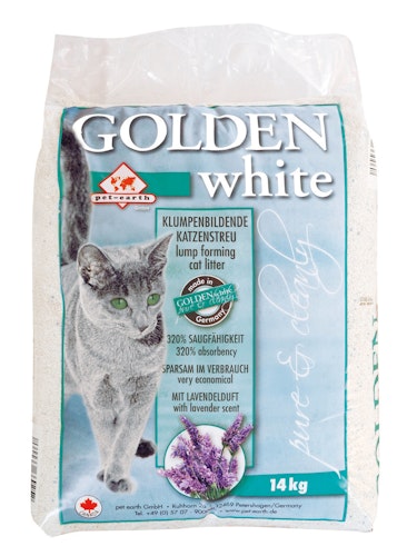 GOLDEN white Katzenstreu mit Lavendelduft