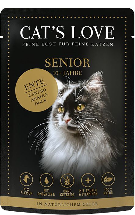 Cat's Love Senior 85g Beutel Katzennassfutter