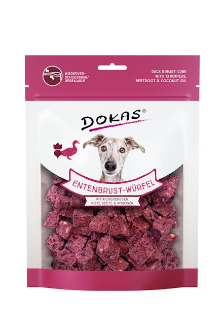 DOKAS Würfel & Kokosöl 150 Gramm HundesnacksVorschaubild