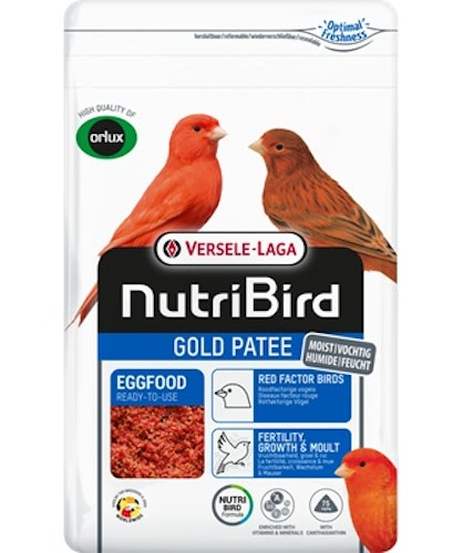Versele Laga 1 x 1kg Gold Patee Rotfaktorige Vögel