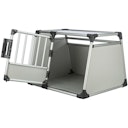 Vorschaubild TRIXIE Transportbox Aluminium silber/hellgrau Transportbox