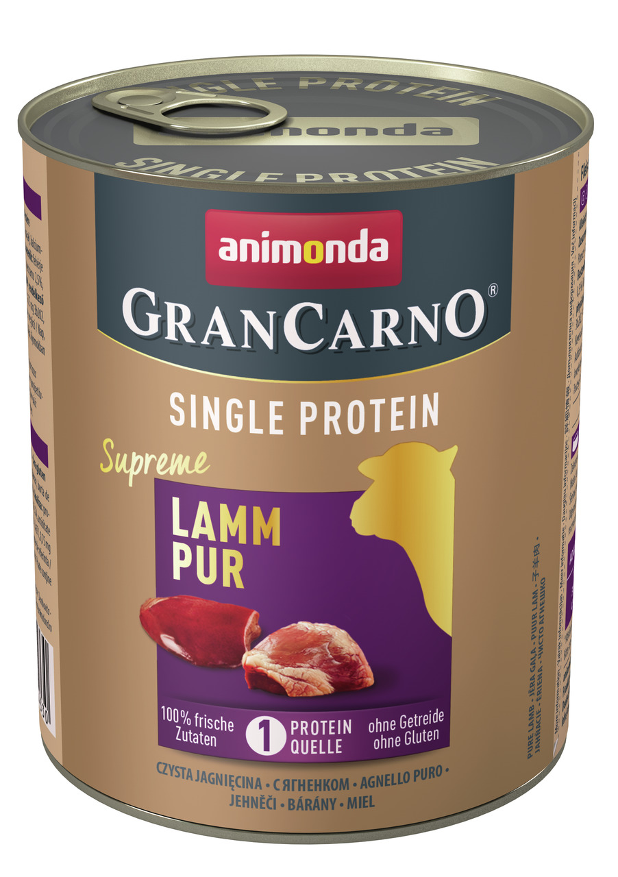 animonda Gran Carno Single Protein Supreme 800g Dose Hundenassfutter