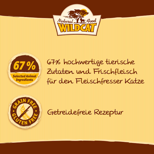 Wildcat Etosha Huhn & Kartoffel Katzentrockenfutter