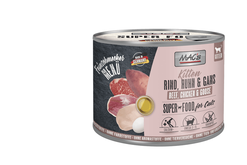 MAC's Cat Feinschmecker Menü 200g Dose KatzennassfutterVorschaubild