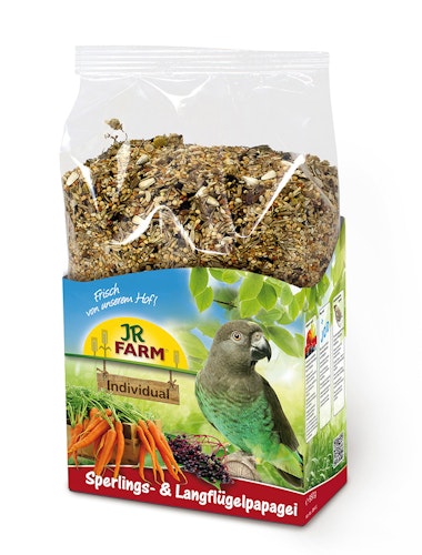 JR FARM Individual Sperlings- & Langflügelpapagei 1kg Vogelfutter
