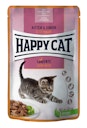 Vorschaubild HAPPY CAT Meat in Sauce Kitten & Junior 85 Gramm Katzennassfutter