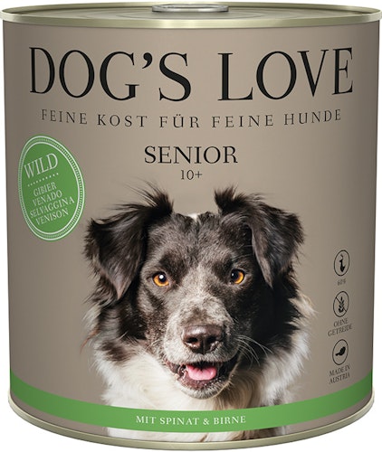 Dog's Love Senior 800g Dose Hundenassfutter