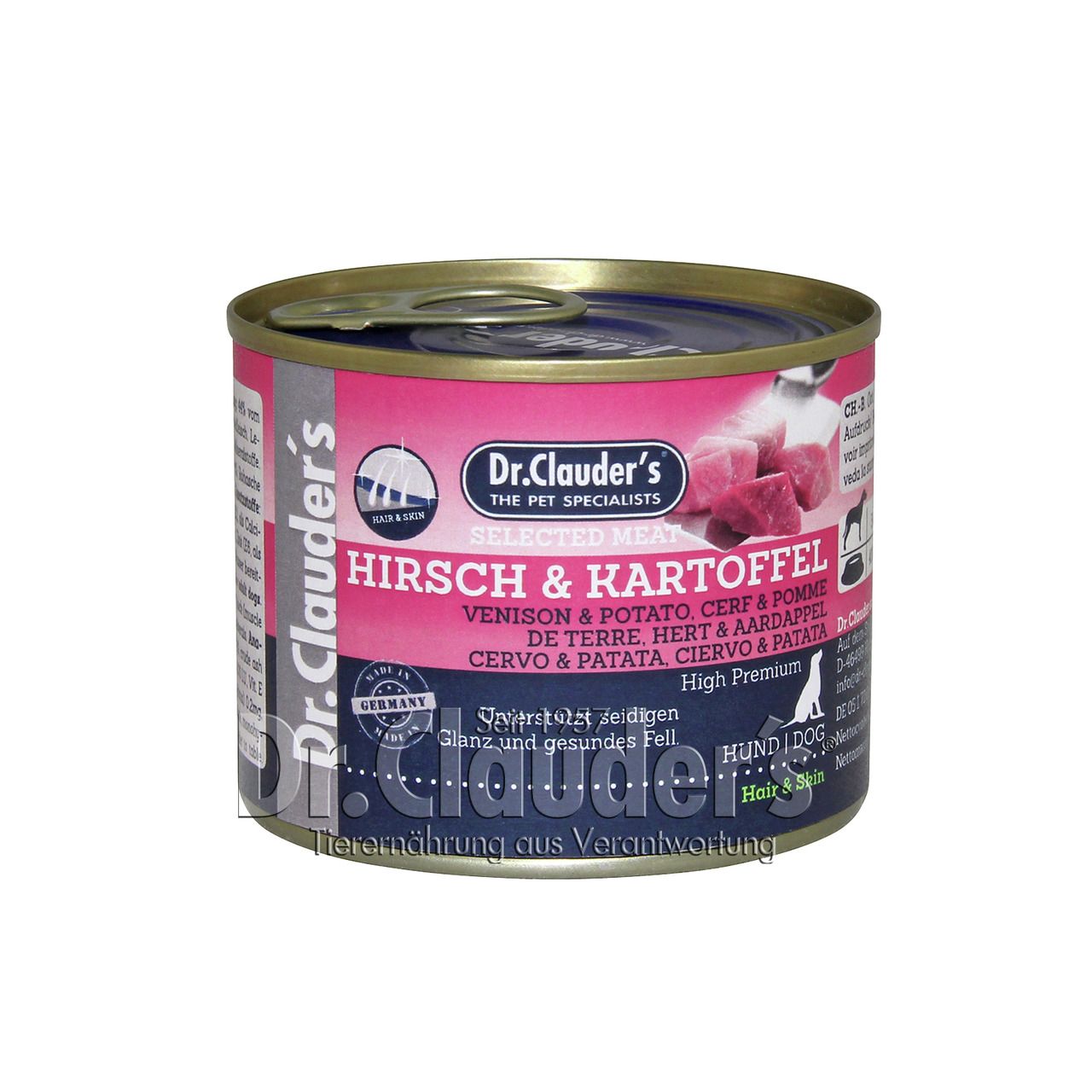 Dr. Clauder's Selected Meat Pro Hair & Skin 400g Hundenassfutter