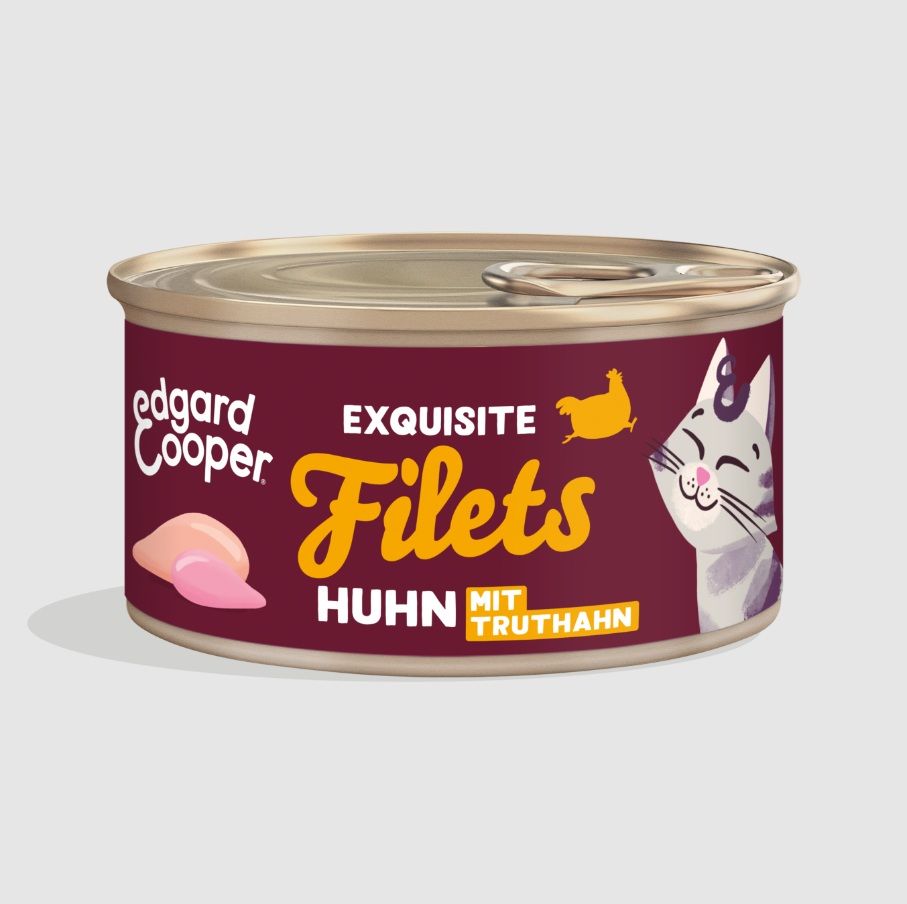 Edgard&Cooper Frisches Huhn und Truthahn 70g Katzenfeuchtfutter