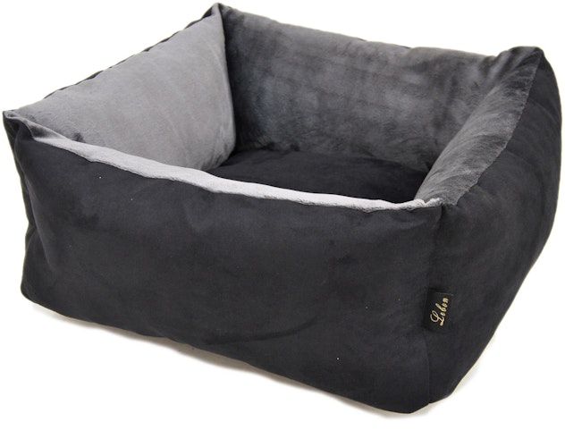 LEBON Katzenbett Amelie 50x50x24cm schwarz/grau