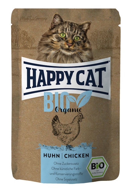 HAPPY CAT BIO Organic 85 Gramm KatzennassfutterVorschaubild