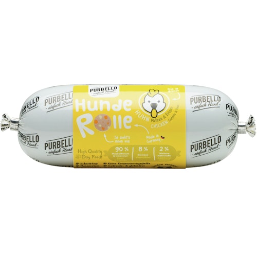 PurBello Hunderolle 200 Gramm Hundenassfutter
