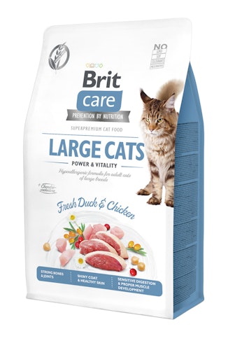 Brit Care Fresh Duck&Chicken getreidefrei Large Cats Katzentrockenfutter