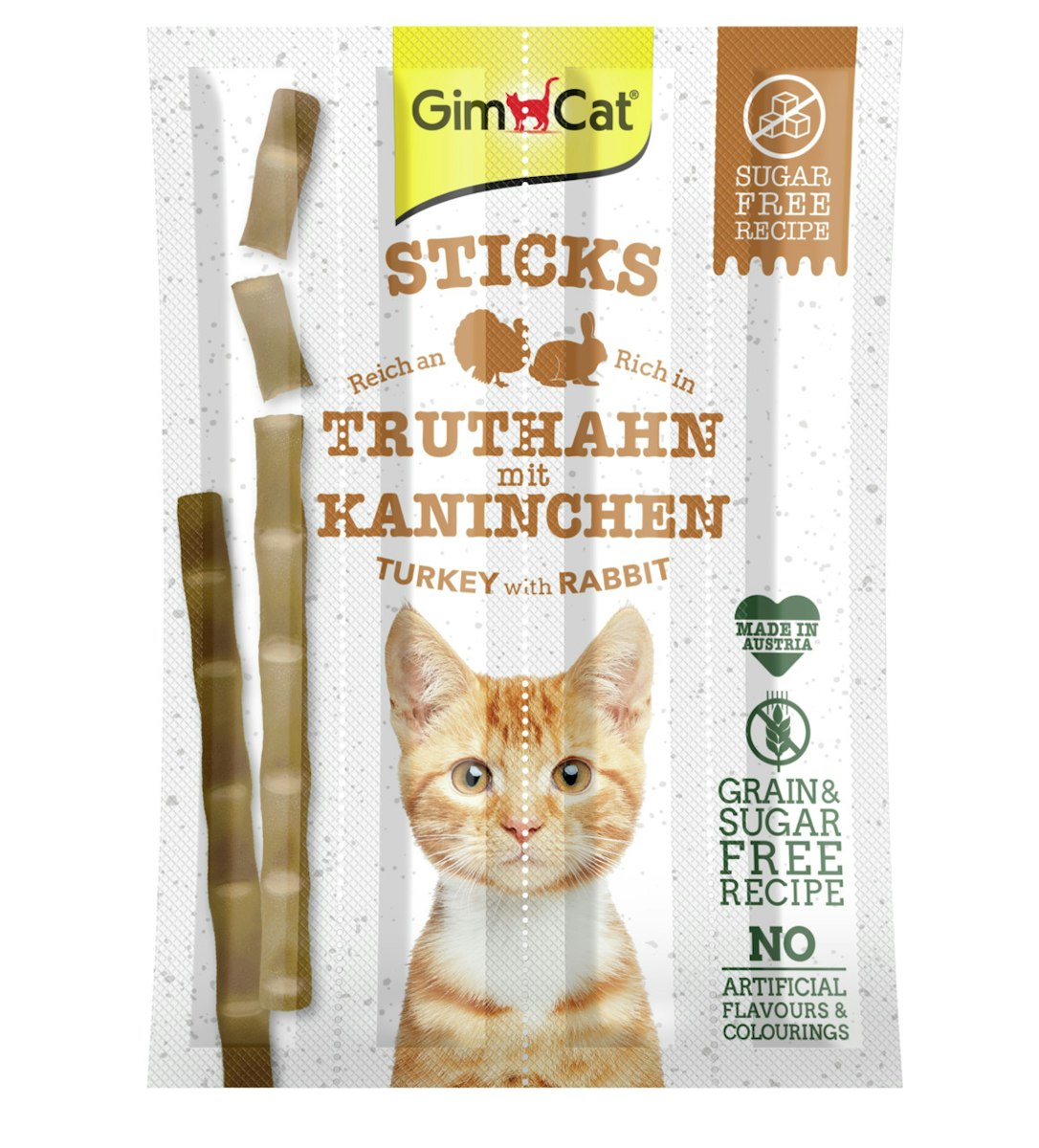 GimCat Sticks Katzensnacks Truthahn Sticks
