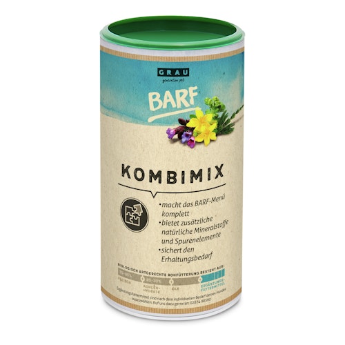 grau BARF KombiMix Nahrungsergänzung