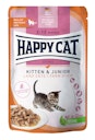 Vorschaubild HAPPY CAT Meat in Sauce Kitten & Junior 85 Gramm Katzennassfutter