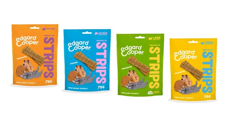 Edgard & Cooper Snack-Mix Jerky Strips 4x75g Hundesnack