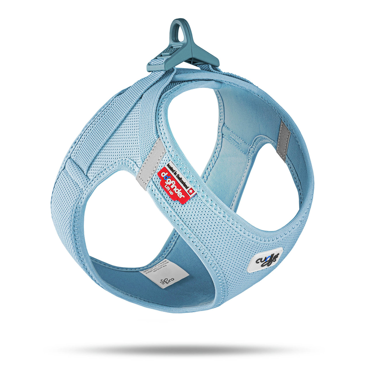 curli Clasp AirMesh Geschirr skyblue Hundegeschirr