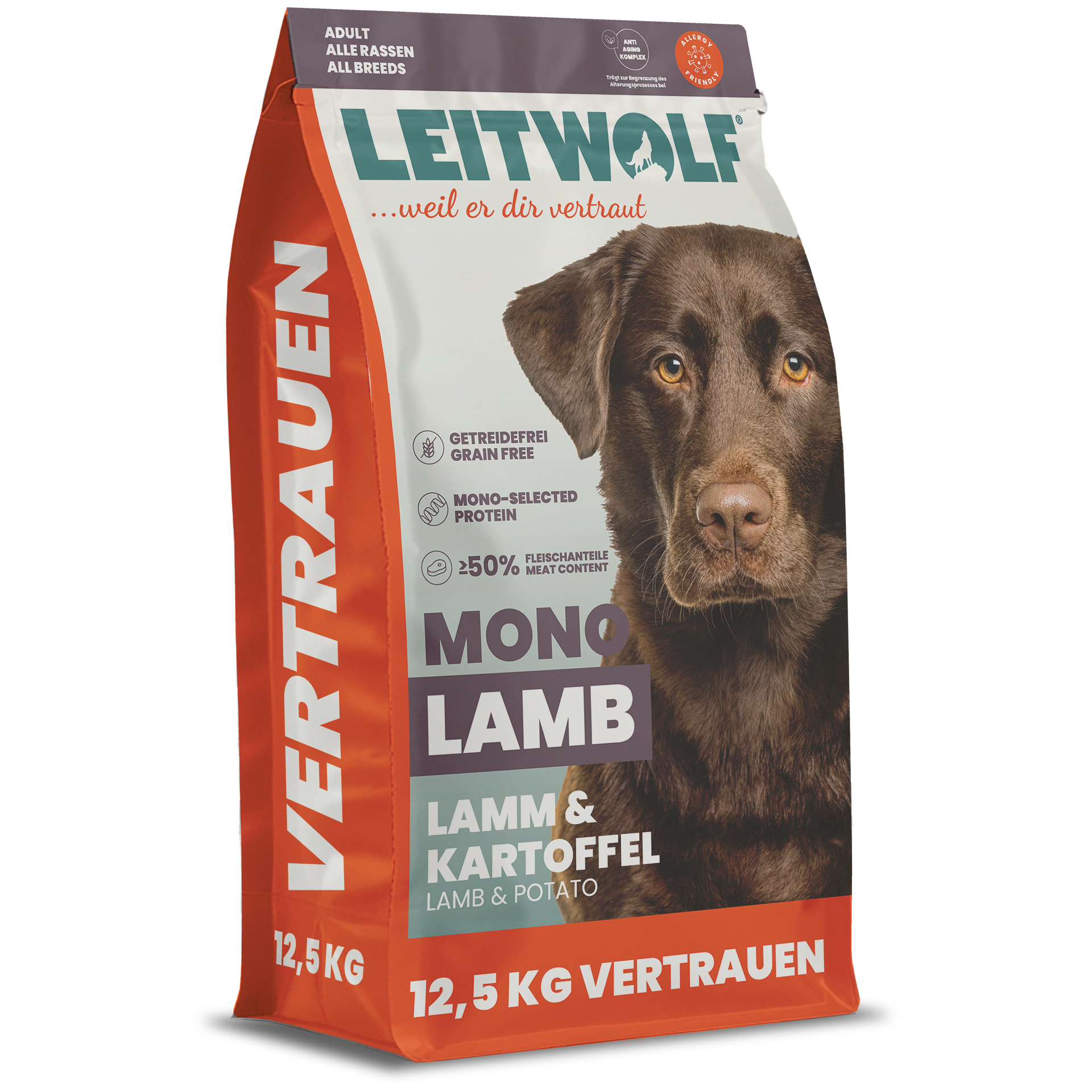 LEITWOLF MONO Lamm mit Kartoffeln