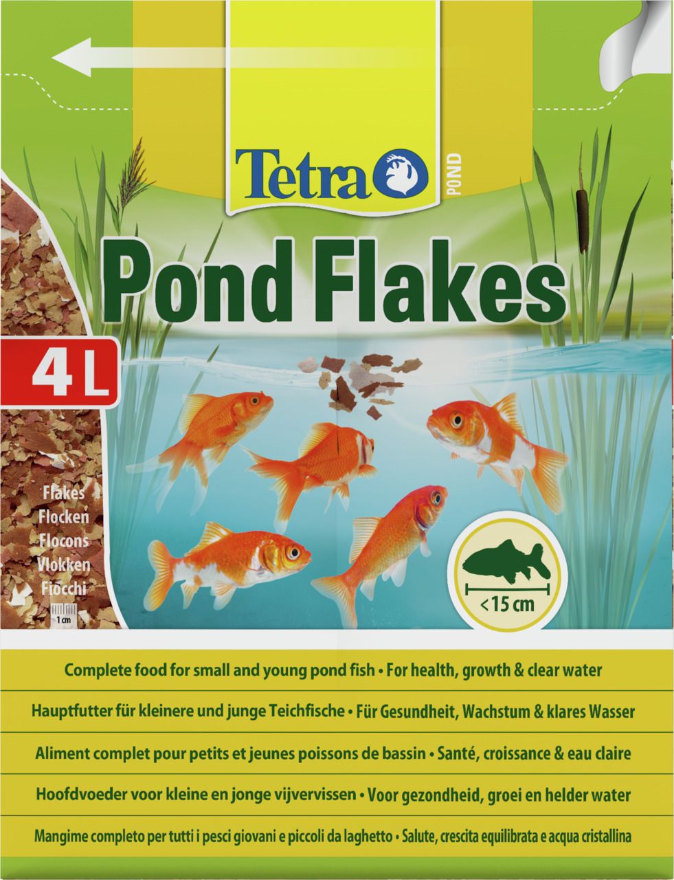 Tetra Pond Flakes Teichfischfutter