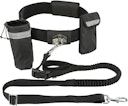 Vorschaubild Hands Free Leine m. Bauchgurt Nylon schwarz