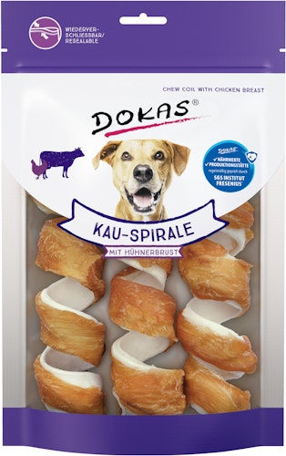 DOKAS Kau-Spirale 110 Gramm Hundesnacks