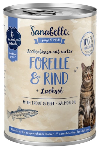 Sanabelle Adult Leckerbissen 400g Katzennassfutter