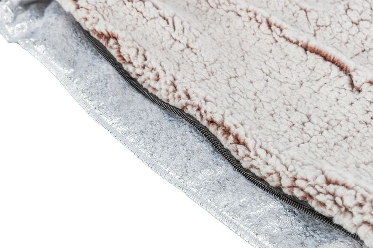 TRIXIE Liegematte Calida mit wärmereflektierender Einlage, weiß-braun