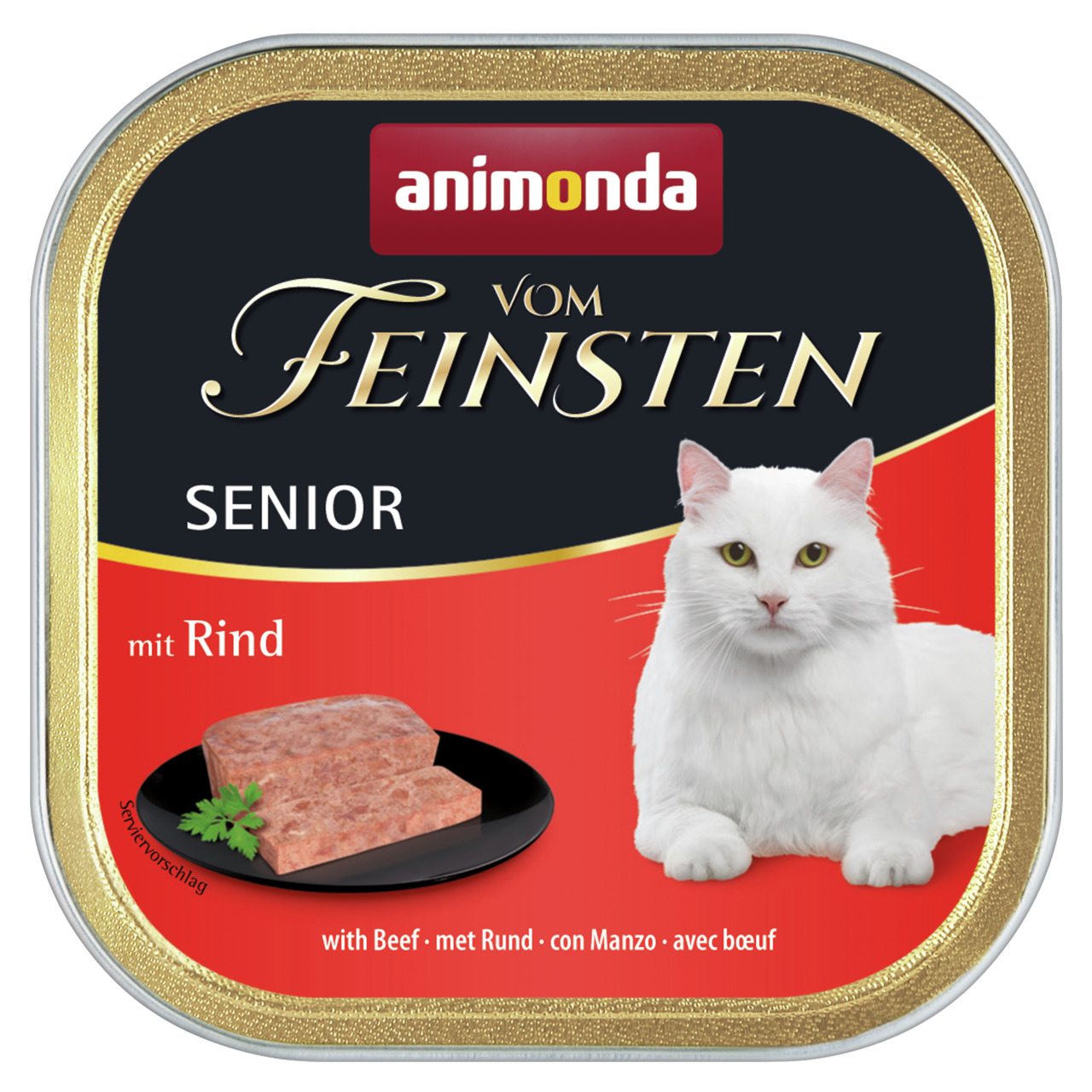 animonda Vom Feinsten Senior 100g Schale Katzennassfutter