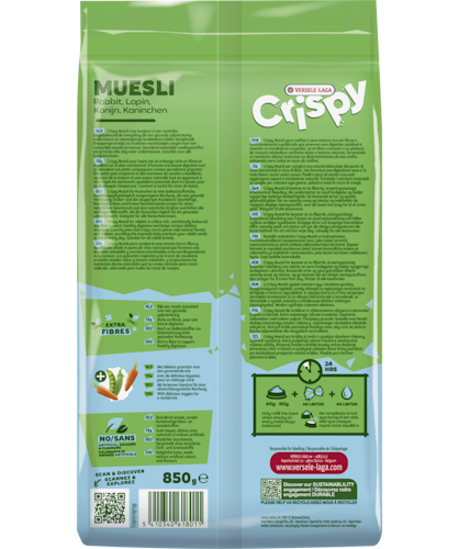 Versele CRISPY Müsli Kaninchen
